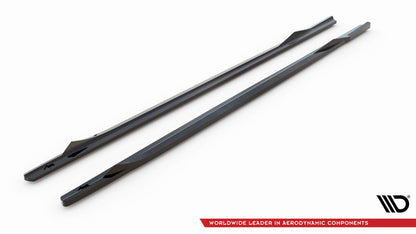 Side skirts diffusers v.2 bmw 2 coupe m-pack / m240i g42