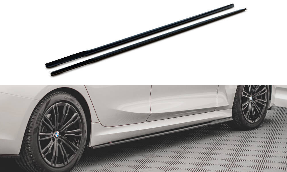 Side skirts diffusers v.2 bmw 3 g20 / g21 m-pack