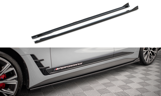 Side skirts diffusers v.2 bmw 4 gran coupe m-pack / m440i g26