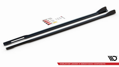 Side skirts diffusers v.2 bmw 4 m-pack / m440i g22 / g23 / g22 facelift / g23 facelift