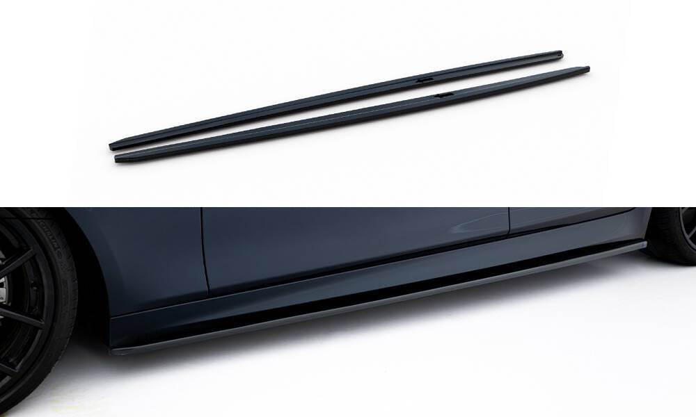 Side skirts diffusers v.2 bmw 5 f10/f11 m-pack / m5