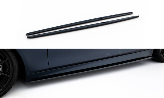Side skirts diffusers v.2 bmw 5 f10/f11 m-pack / m5