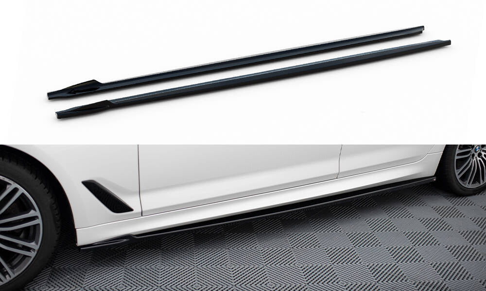 Side skirts diffusers v.2 bmw 5 m-pack g30 / g31