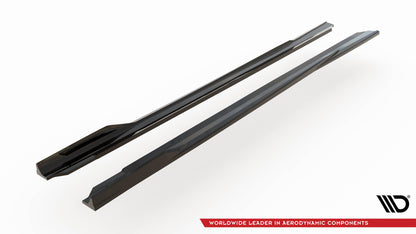 Side skirts diffusers v.2 bmw 5 m-pack g60