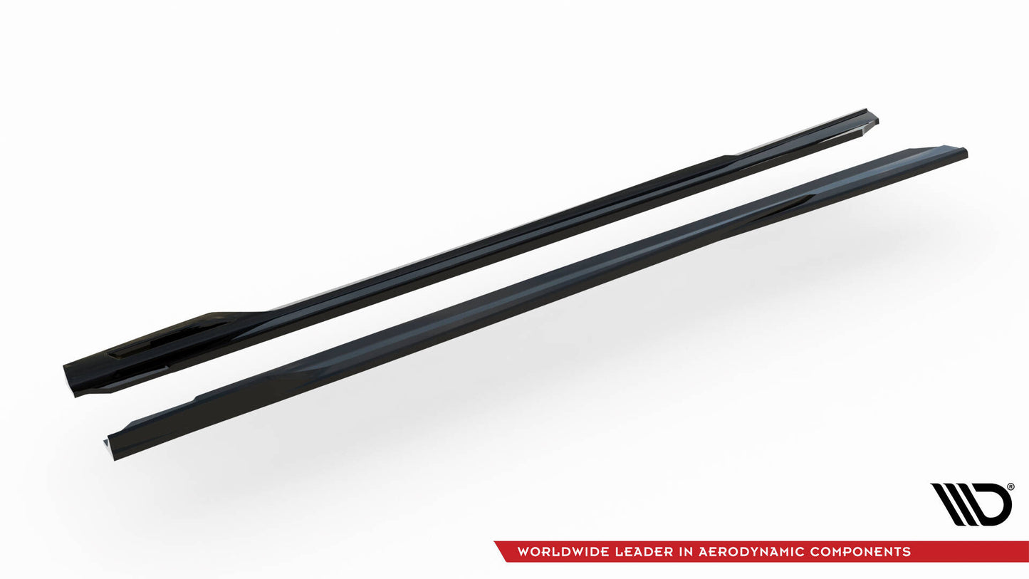 Side skirts diffusers v.2 bmw 5 m-pack g60