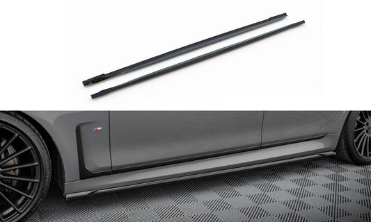 Side skirts diffusers v.2 bmw 7 m-pack g11