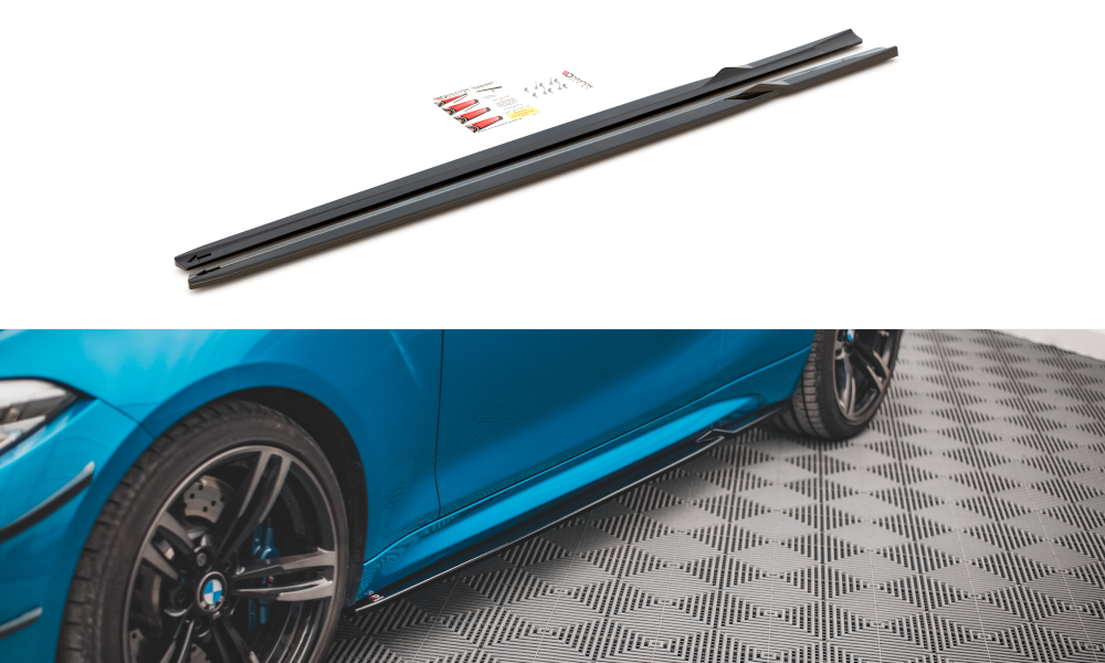 Side skirts diffusers v.2 bmw m2 f87