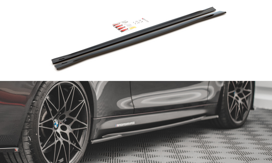 Side skirts diffusers v.2 bmw m4 f82