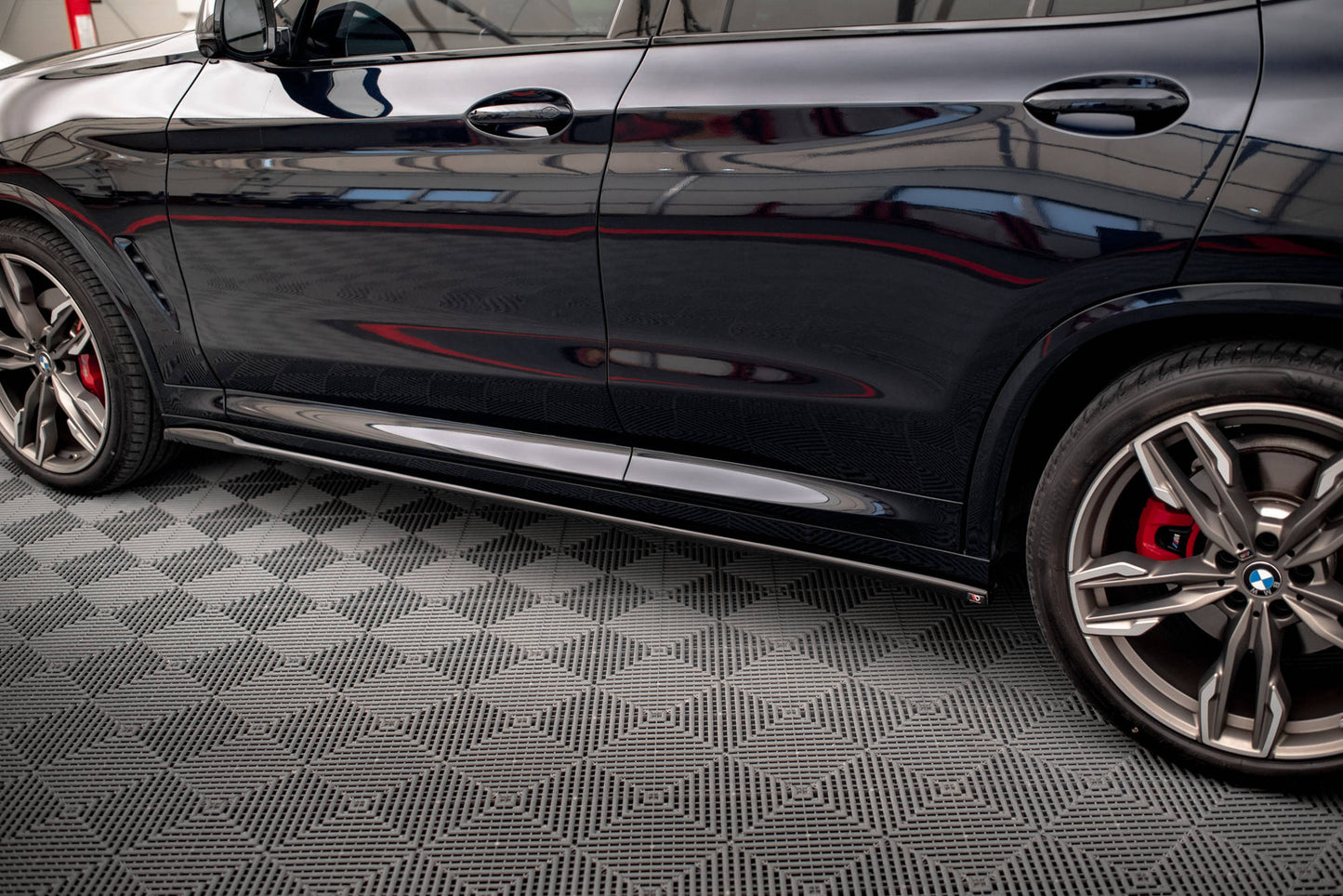 Side skirts diffusers v.2  bmw x3 m40d / m40i / m-pack g01