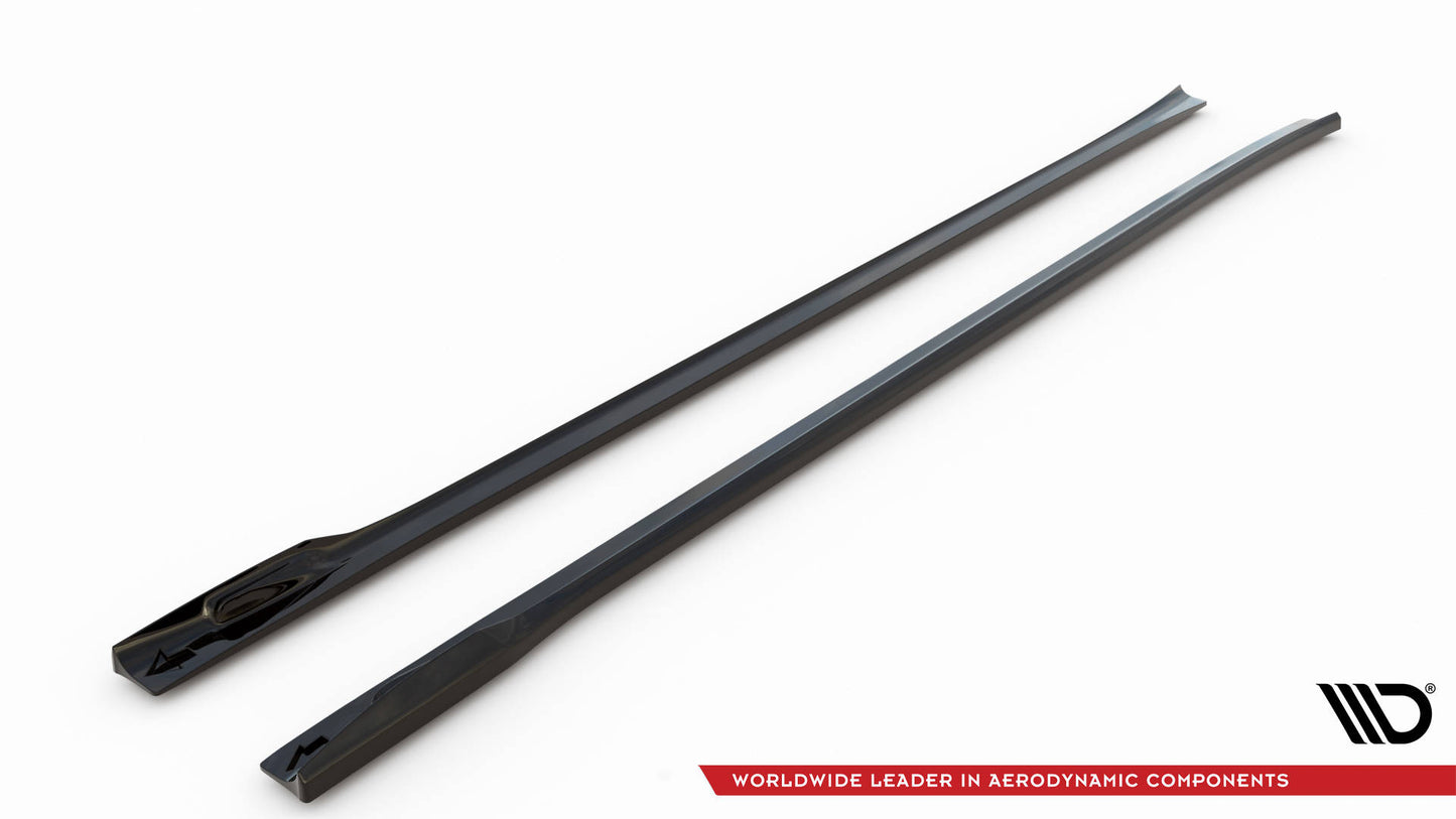 Side skirts diffusers v.2  bmw x3 m40d / m40i / m-pack g01