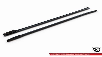 Side skirts diffusers v.2  bmw x3 m40d / m40i / m-pack g01