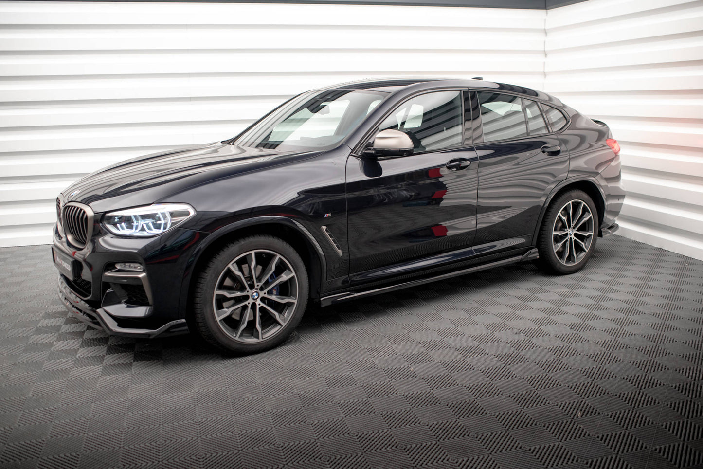 Side skirts diffusers v.2 bmw x4 m-pack g02