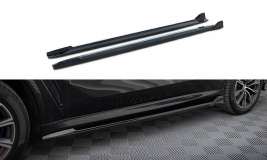 Side skirts diffusers v.2 bmw x5 m-pack g05