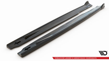Side skirts diffusers v.2 bmw x6 m f96 / x6 m-pack g06