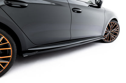 Side skirts diffusers v.2 cupra leon st / hatchback  aero mk1 / mk1 facelift