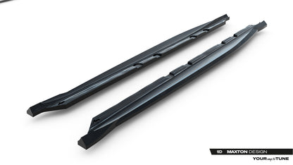 Side skirts diffusers v.2 cupra leon st / hatchback  aero mk1 / mk1 facelift