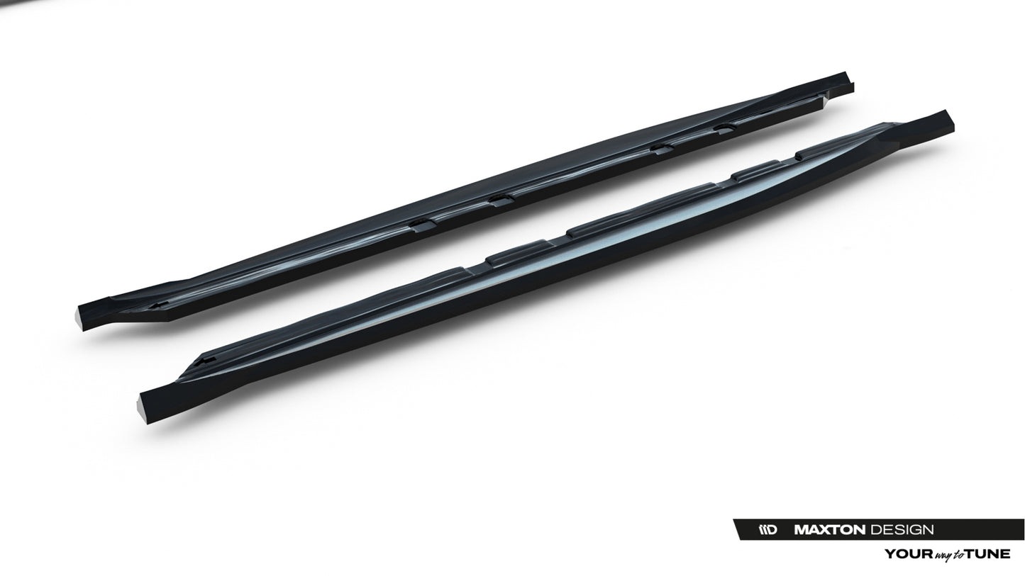 Side skirts diffusers v.2 cupra leon st / hatchback  aero mk1 / mk1 facelift