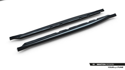 Side skirts diffusers v.2 cupra leon st / hatchback  aero mk1 / mk1 facelift