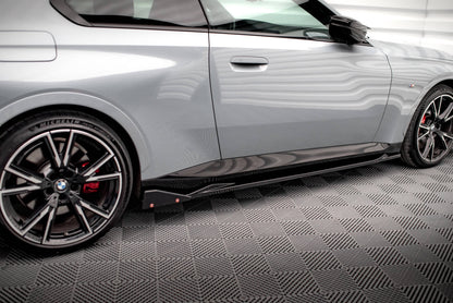 Side skirts diffusers v.2 + flaps bmw 2 coupe m-pack / m240i g42