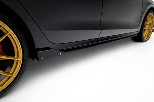 Side skirts diffusers v.2 + flaps skoda octavia rs liftback / combi mk4 facelift