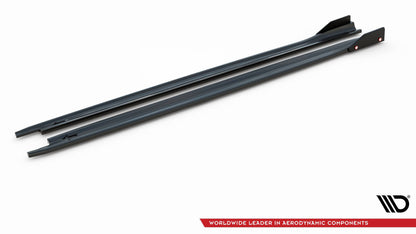 Side skirts diffusers v.2 + flaps skoda octavia rs liftback / combi mk4 facelift