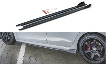 Side skirts diffusers v.2 + flaps skoda octavia rs mk4
