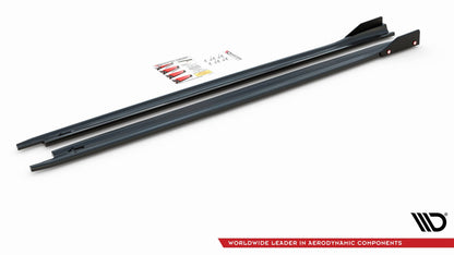 Side skirts diffusers v.2 + flaps skoda octavia rs mk4
