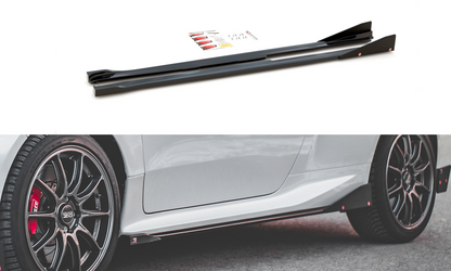 Side skirts diffusers v.2 + flaps toyota gr yaris mk4