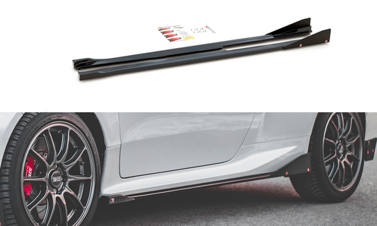 Side skirts diffusers v.2 + flaps toyota gr yaris mk4