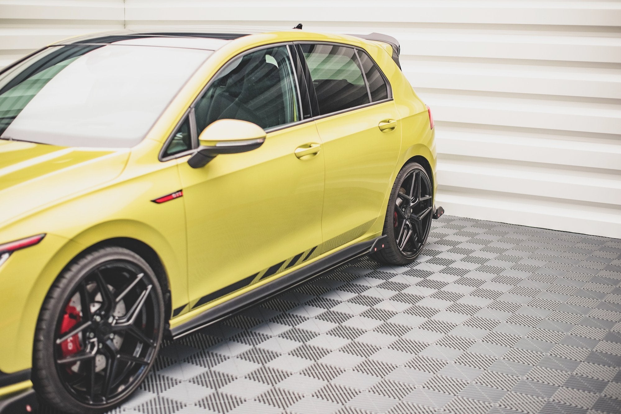 Side skirts diffusers v.2 + flaps volkswagen golf gti / gte / gti clubsport / gtd / r-line mk8