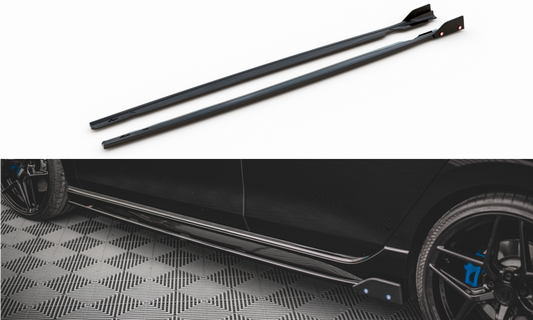 Side skirts diffusers v.2 + flaps volkswagen golf r mk8
