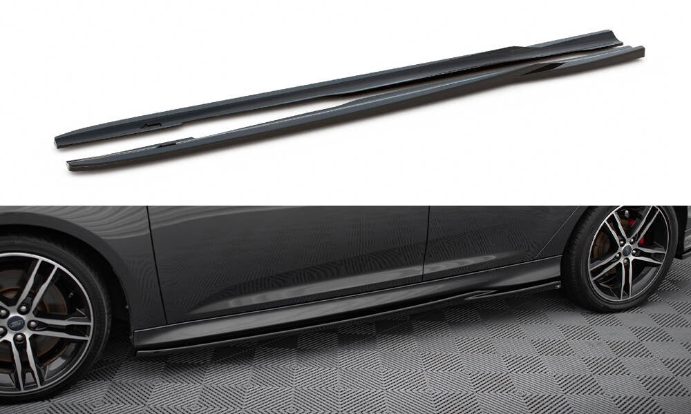 Side skirts diffusers v.2 ford focus st mk3
