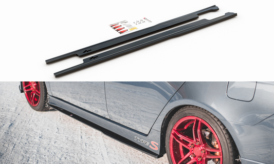 Side skirts diffusers v.2 honda accord mk7 type-s