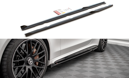 Side skirts diffusers v.2 mercedes-amg c 63amg coupe c205 facelift