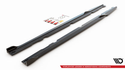 Side skirts diffusers v.2 mercedes-amg c 63amg coupe c205 facelift