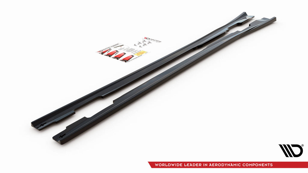 Side skirts diffusers v.2 mercedes-benz a w176