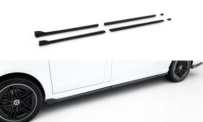 Side skirts diffusers v.2 mercedes-benz v-class extra long amg-line w447