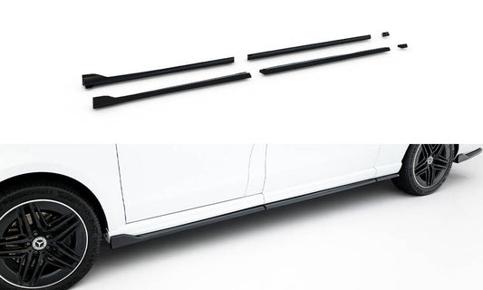 Side skirts diffusers v.2 mercedes-benz v-class extra long amg-line w447
