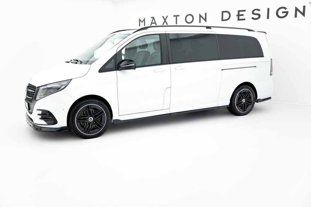 Side skirts diffusers v.2 mercedes-benz v-class extra long amg-line w447