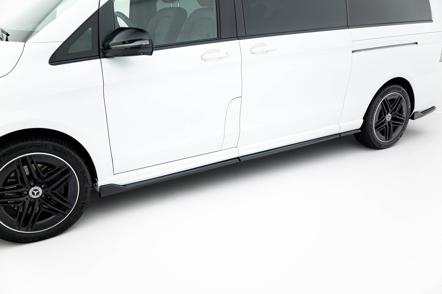 Side skirts diffusers v.2 mercedes-benz v-class extra long amg-line w447