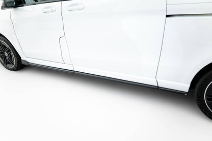 Side skirts diffusers v.2 mercedes-benz v-class extra long amg-line w447
