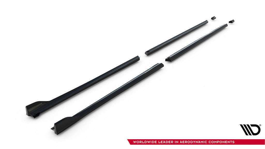Side skirts diffusers v.2 mercedes-benz v-class extra long amg-line w447