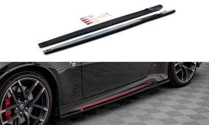 Side skirts diffusers v.2 nissan 370z nismo facelift
