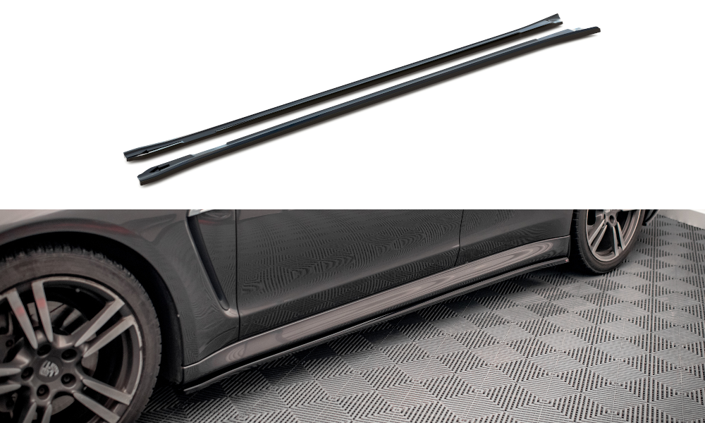 Side skirts diffusers v.2 porsche panamera / panamera diesel / panamera turbo 970