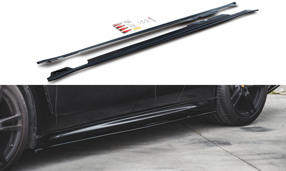 Side skirts diffusers v.2 porsche panamera turbo 970 facelift