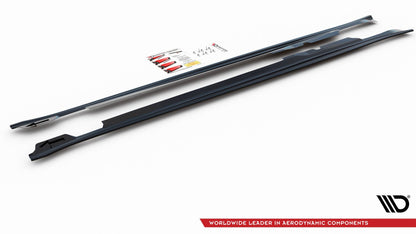 Side skirts diffusers v.2 porsche panamera turbo 970 facelift