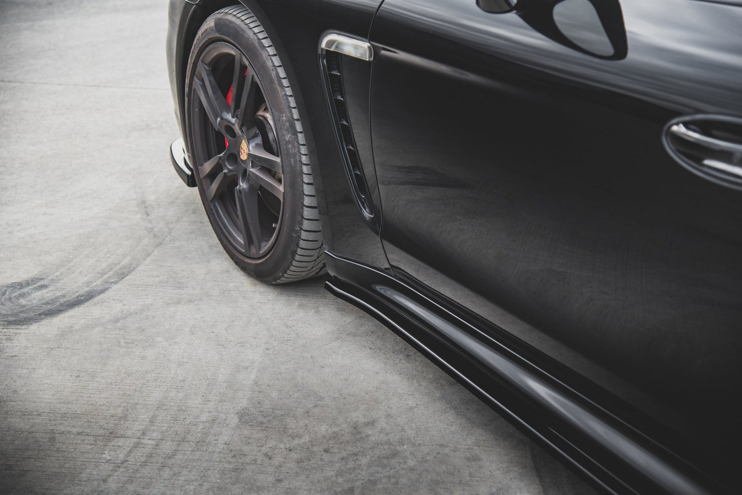 Side skirts diffusers v.2 porsche panamera turbo 970 facelift