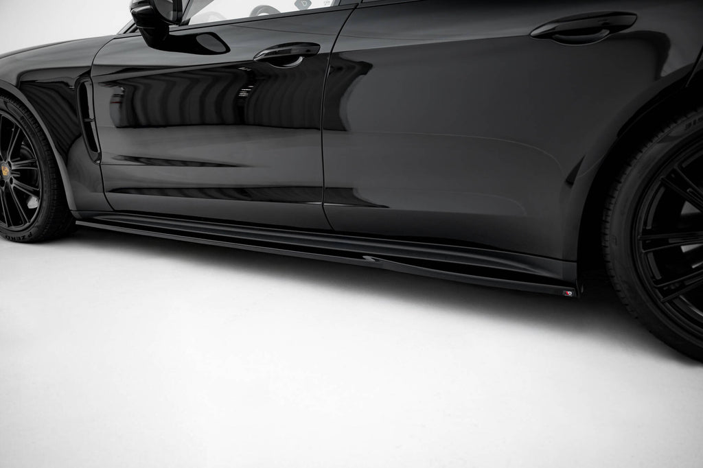 Side skirts diffusers v.2 porsche panamera turbo s e-hybrid / panamera e-hybrid 971