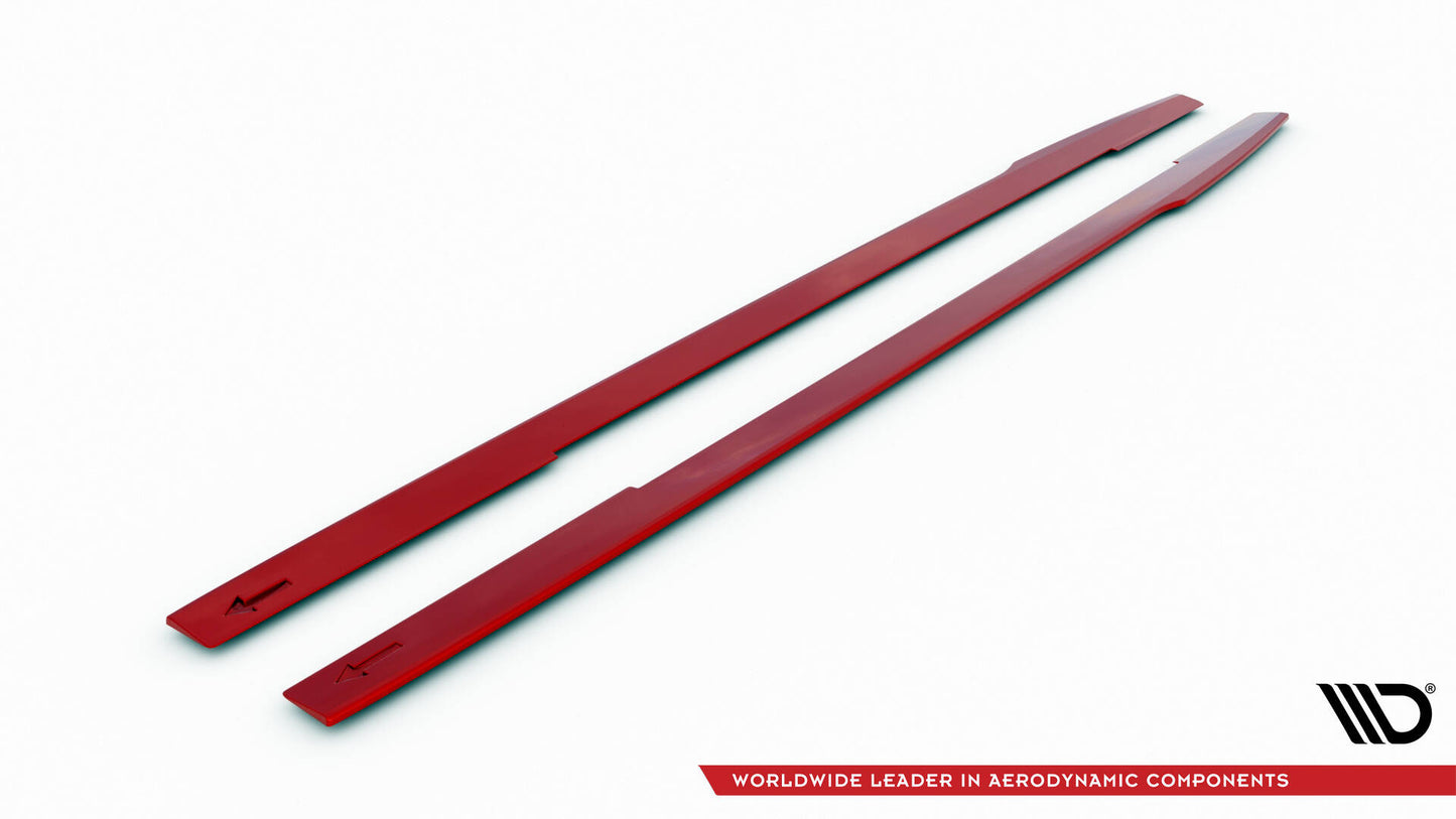 Side skirts diffusers v.2 renault megane rs mk4