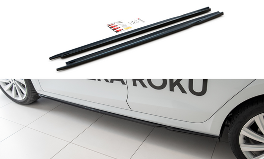 Side skirts diffusers v.2 skoda octavia mk4